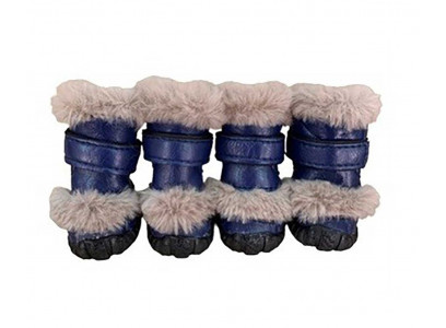 Унтики Pet Fashion (Пет Фешн) Для Собак Мелких Пород Зимушка 5 Мех Синий 