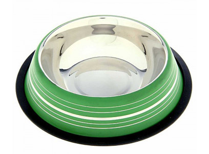 Миска Металлическая Цветная Полоска Vm-2510а 240мл 3050