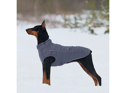 Жилет Osso Fashion (Оссо Фешн) Для Собак Аляска Р 55-1 Утеплитель Сиберия Флис Серый Жз 1058