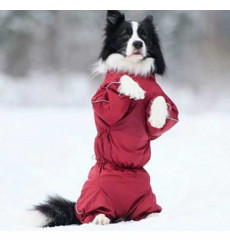 Комбинезон Osso Fashion (Оссо Фешн) Для Собак Утепленный Флисом Р 40-1 Девочка Бордо Кзф 1001