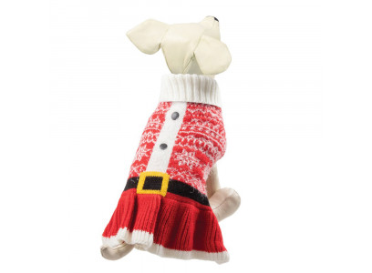 Свитер Triol (Триол) Для Собак Мелких Пород Новогоднее Платье Р L 35см Красное12271629
