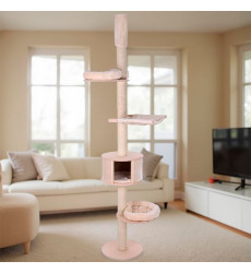 Игровой Комплекс Для Кошек Mypets (МайПетс) High House 241-270*82*48см 67252 Кремовый