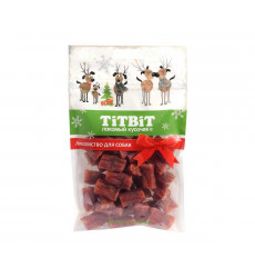 Лакомство TiTBiT (Титбит) Для Собак Колбаски Телячьи Новогодняя Коллекция 80г 025185