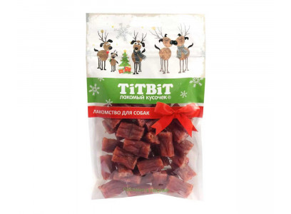 Лакомство TiTBiT (Титбит) Для Собак Колбаски Телячьи Новогодняя Коллекция 80г 025185
