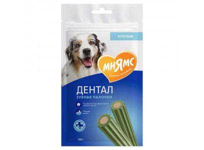 Лакомство Мнямс Для Собак Зубные Палочки с Хлорофиллом 100г 