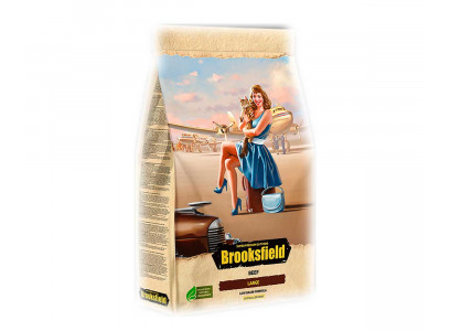 Сухой Корм Brooksfield (Бруксфилд) Для Кошек Крупных Пород Говядина и Рис Adult Cat Large Beef 2кг 5651181 
