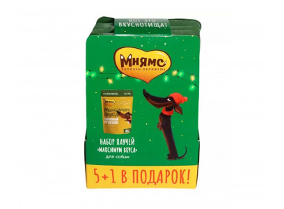 Влажный Корм Мнямс Для Собак Максимум Вкуса 5+1 