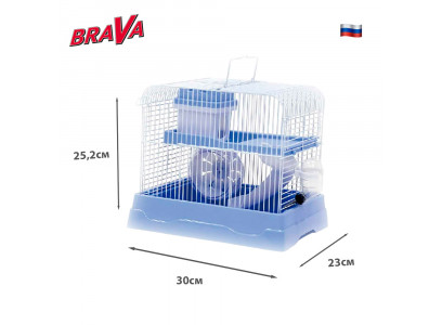 Клетка Brava (Брава) Для Грызунов 187в 30*23*25,2см Эмаль 