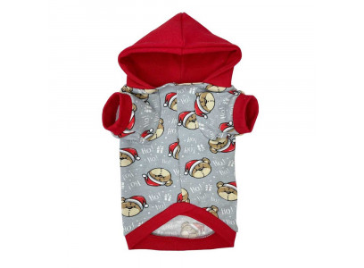 Футболка Osso Fashion (Оссо Фешн) Для Собак с Капюшоном Новогодняя 20 Тфк-1015