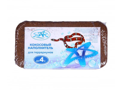 Грунт Star (Стар) Кокосовая Подстилка Для Террариумов 4л 6на00005