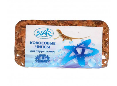 Грунт Star (Стар) Кокосовые Чипсы Для Террариумов 4,5л 6на00003