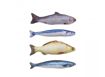 Игрушка Для Кошек Антицарапки Рыбки с Валерианой 23см 50390