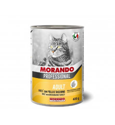 Консервы Morando (Морандо) Professional Для Кошек Курица и Индейка Паштет 400г (1*24)
