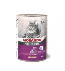 Консервы Morando (Морандо) Professional Для Кошек Ягненок Паштет 400г (1*24)