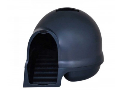 Туалет-Купол с Лесенкой Чистые Лапки 57*57*50см Синий  Da42025