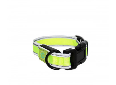 Ошейник Led (Лэд) Usb Эконил 2,5*25-30см Xs Ц906 Нейлон Желтый