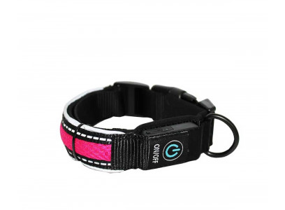 Ошейник Led (Лэд) Usb Эконил 2,5*28-41см S Ц908 Розовый