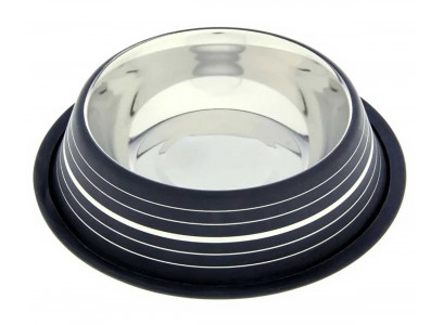 Миска Металлическая Цветная Полоска Vm-2510c 700мл 3052 