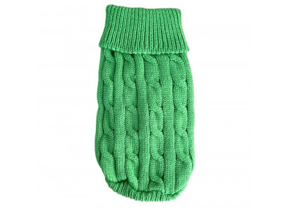 Свитер Pet Fashion (Пет Фешн) Косичка Xl Зеленый