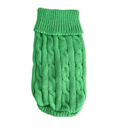 Свитер Pet Fashion (Пет Фешн) Косичка Xxl Зеленый