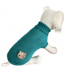 Свитер Pet Fashion (Пет Фешн) Для Собак Мишутка L Бирюза