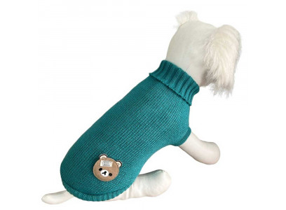Свитер Pet Fashion (Пет Фешн) Для Собак Мишутка S Бирюза