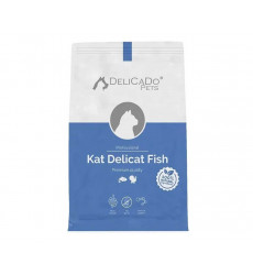 Сухой Корм Delicado Kat (Деликадо Кэт) Для Кошек с Чувствительным Пищеварением Атлантическая Рыба и Индейка Delicate Fish 1,5кг