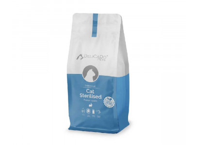 Сухой Корм Delicado Kat (Деликадо Кэт) Для Стерилизованных Кошек Кролик Sterilised Rabbit 10кг 