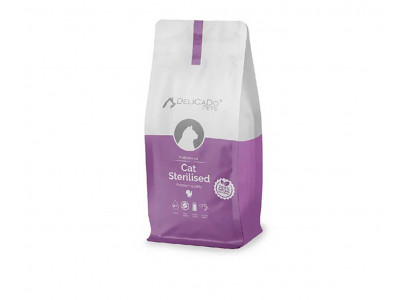 Сухой Корм Delicado Kat (Деликадо Кэт) Для Стерилизованных Кошек Индейка Sterilised Turkey 10кг 