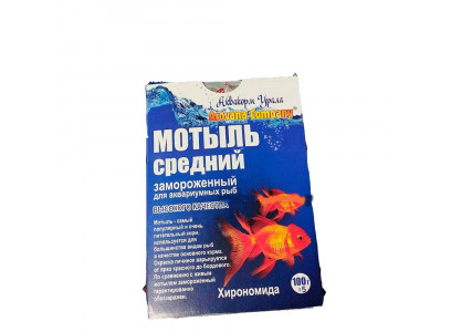 Корм Arowana (Арована) Мотыль Средний Блистер 100г