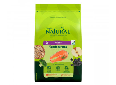 Сухой Корм Guabi Natural (Гуаби Натурал) Для Кошек Лосось и Ячмень 7,5кг 15146 