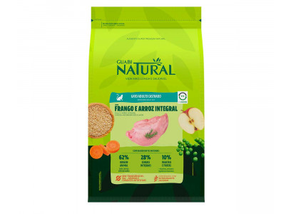 Сухой Корм Guabi Natural (Гуаби Натурал) Для Стерилизованных Кошек Цыпленок и Коричневый Рис Cat Sterillised  500г 15603 