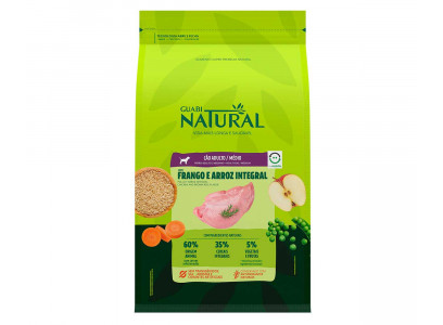 Сухой Корм Guabi Natural (Гуаби Натурал) Для Собак Средних Пород Цыпленок и Коричневый Рис Dog Adult 2,5кг 15221 
