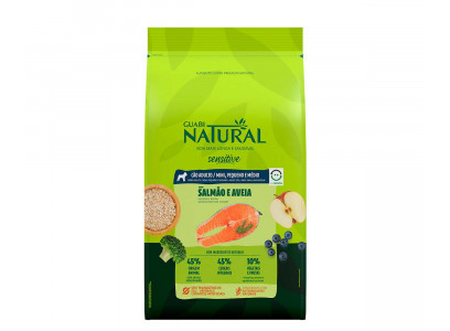 Сухой Корм Guabi Natural (Гуаби Натурал) Для Собак с Чувствительным Пищеварением Средних и Мелких Пород    Лосось и Ячмень Dog Sensitive 10,1кг 17997 