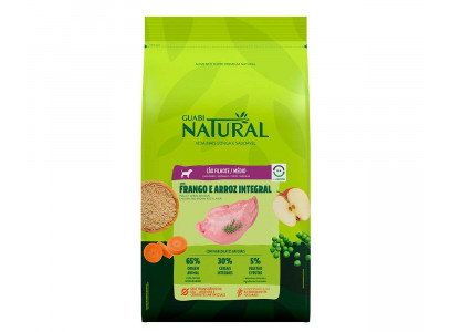 Сухой Корм Guabi Natural (ГУаби Натурал) Для Щенков Средних Пород Цыпленок и Коричневый Рис 20кг 14941 