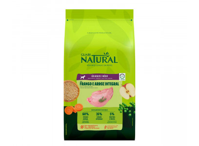 Сухой Корм Guabi Natural (Гуаби Натурал) Для Собак Средних Пород Цыпленок и Коричневый Рис 20кг 15009 