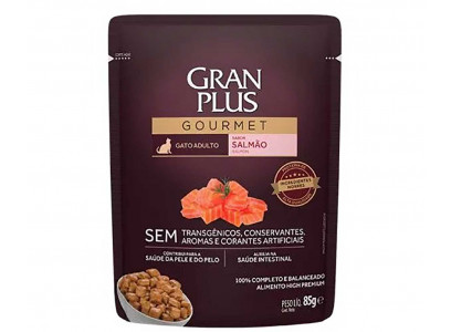 Влажный Корм Granplus (Гранплюс) Для Кошек Лосось 85г 16020 