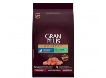 Сухой Корм Granplus (Гранплюс) Сухой Для Стерилизованных Кошек Индейка и Рис Cat Sterilized 1кг 16983 