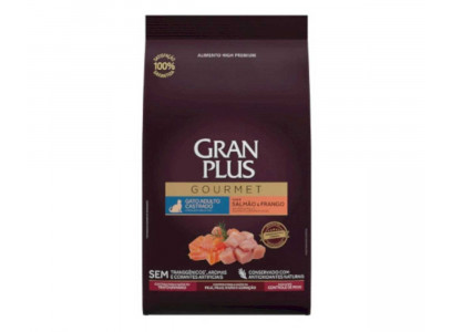 Сухой Корм Granplus (Гранплюс) Для Стерилизованных Кошек Лосось и Цыпленок Cat Sterilized 1кг 17010 