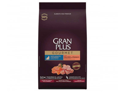 Сухой Корм Granplus (Гранплюс) Для Стерилизованных Кошек Лосось и Цыпленок Cat Sterilized 3кг 17027 