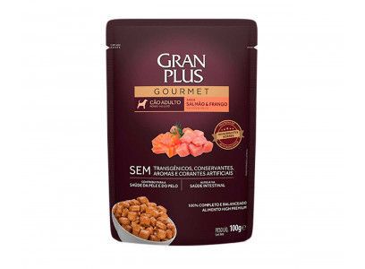 Влажный Корм Granplus (Гранплюс) Для Собак Лосось и Цыпленок 100г 16471 