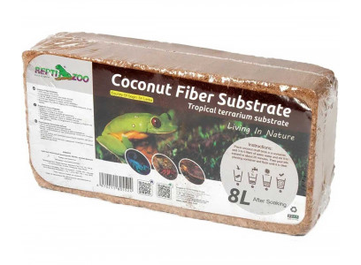 Субстрат Кокосовый Repti-Zoo (Репти Зуу) Тропический 620г/8л Мелкая Фракция 83965010