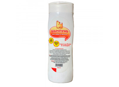 Золотая Рыбка Шампунь Для Собак и Щенков От Блох и Клещей 1000мл