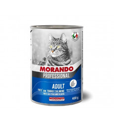 Консервы Morando (Морандо) Professional Для Кошек Тунец и Лосось Паштет 400г