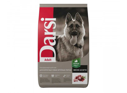 Сухой Корм Darsi (Дарси) Для Собак Крупных Пород Мясное Ассорти Adult 10кг 37063 