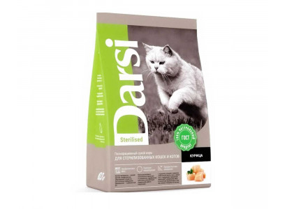 Сухой Корм Darsi (Дарси) Для Стерилизованных Кошек Курица Sterilised 300г 37124 