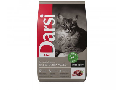 Сухой Корм Darsi (Дарси) Adult Для Кошек Мясное Ассорти 10кг 37179 