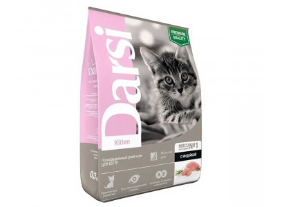 Сухой Корм Darsi (Дарси) Для Котят Индейка Kitten 300г 63321 