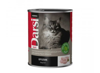 Консервы Darsi (Дарси) Для Кошек Кролик 340г 9235 