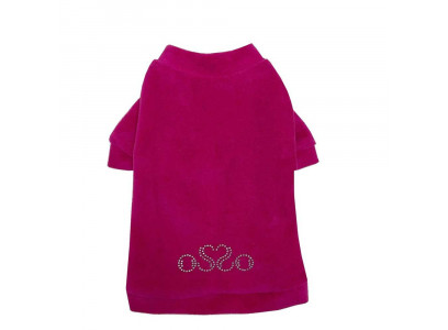 Толстовка Osso Fashion (Оссо Фешн) Для Cобак Велюр 22 Фуксия Тв 1091